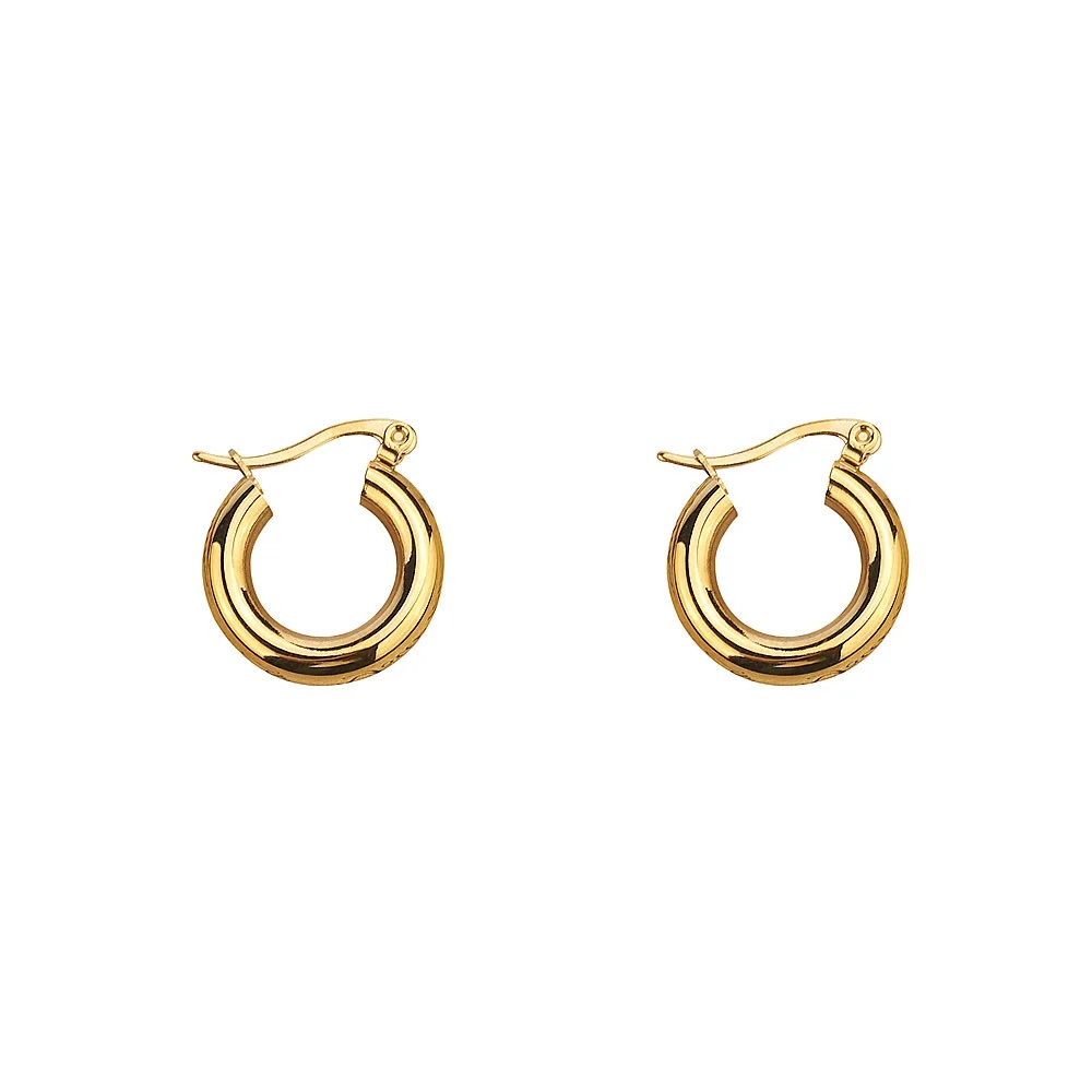Chunky Gold Hoops