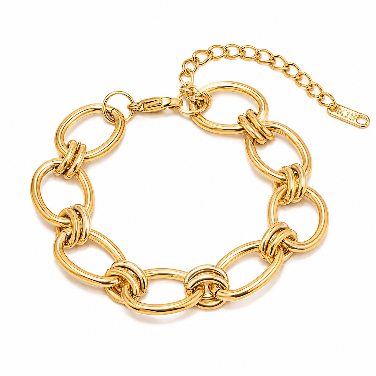 Chunky Knot Chain Bracelet