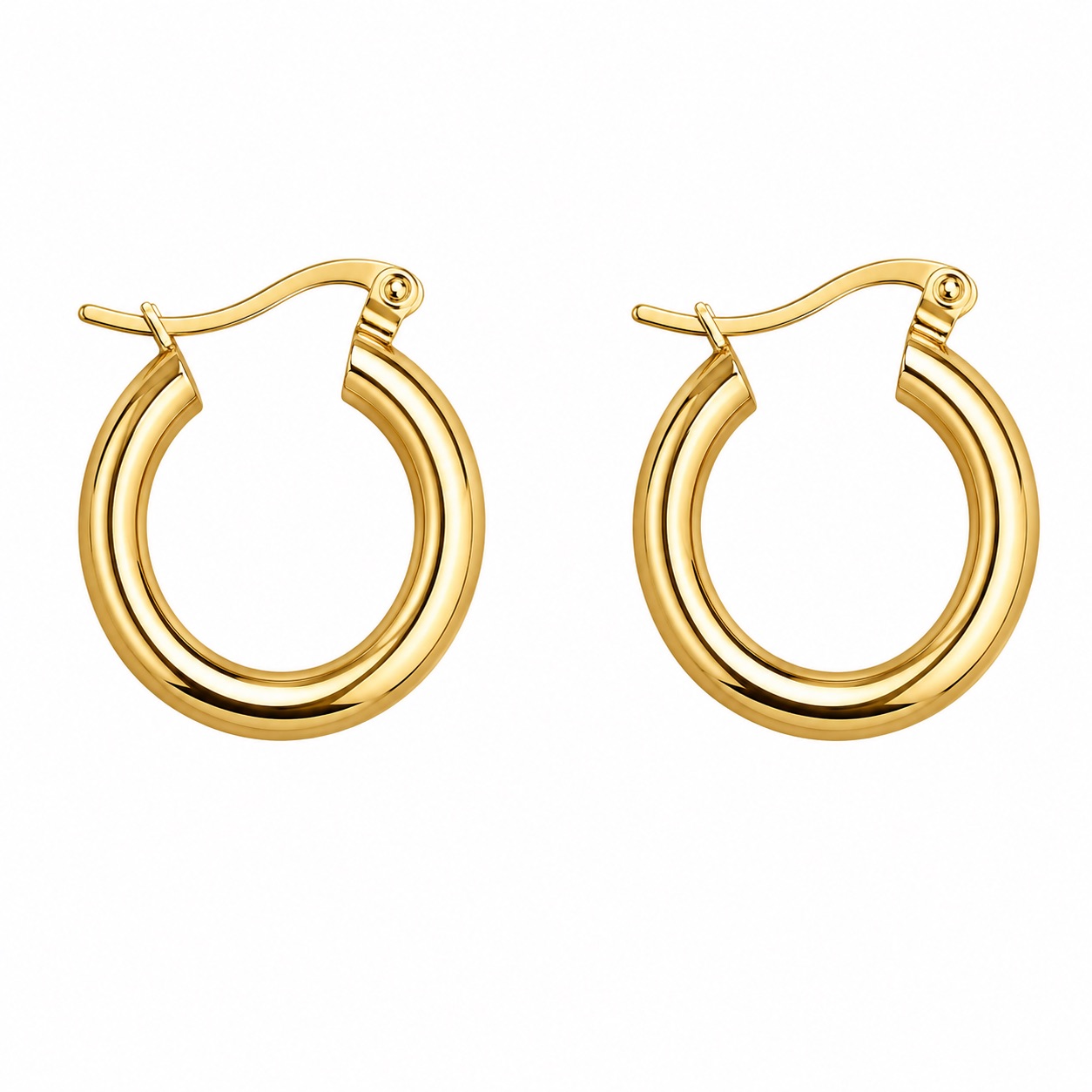 Classic Gold Hoops